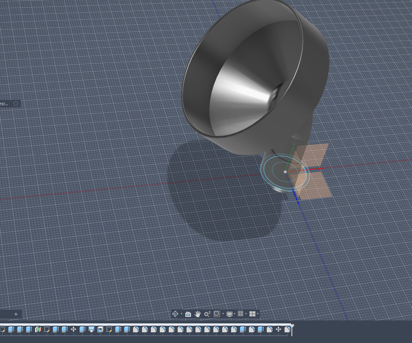 Fusion 360 — AN-12 ORB oil funnel CAD