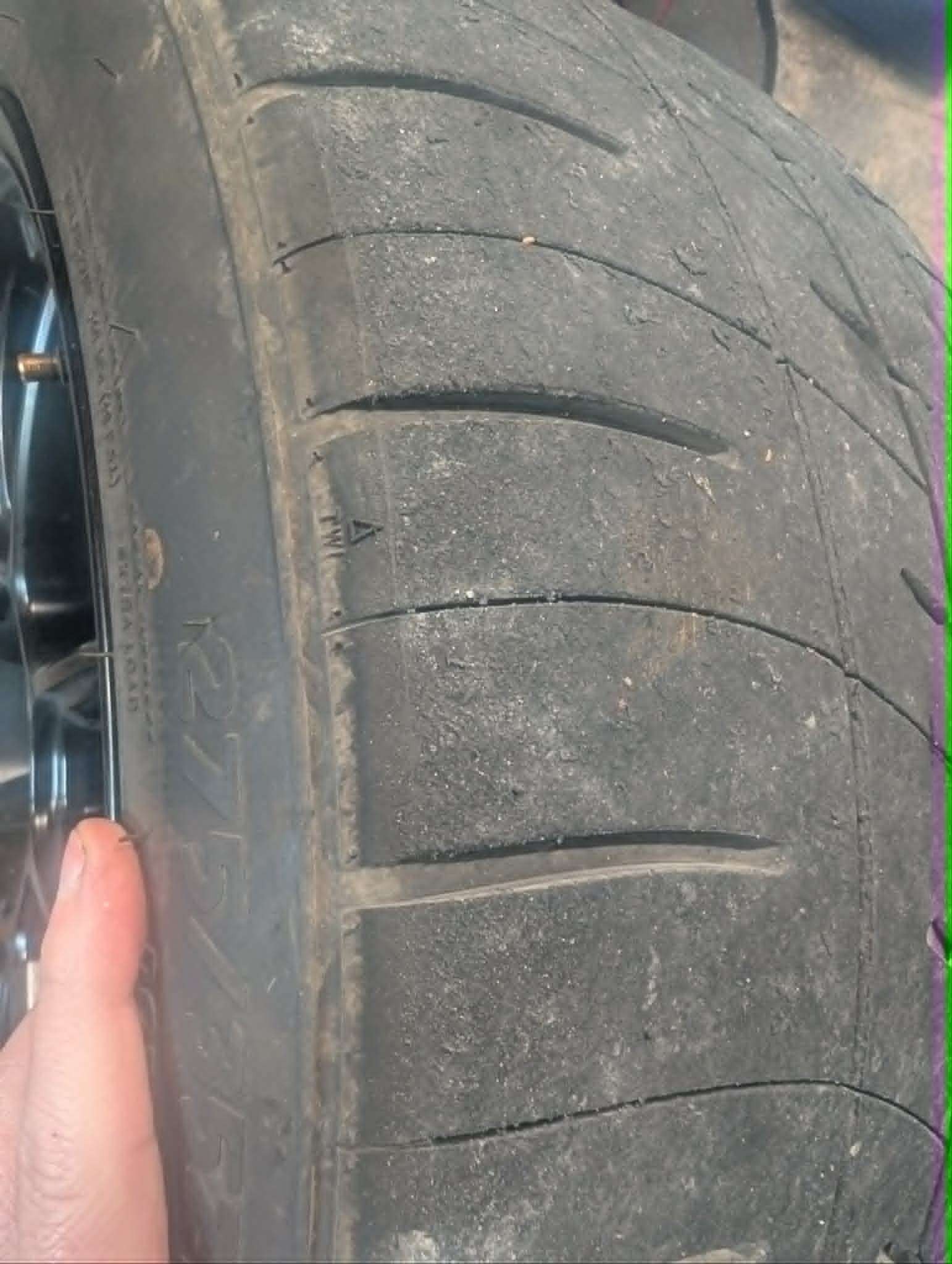 Gladiator tread close-up