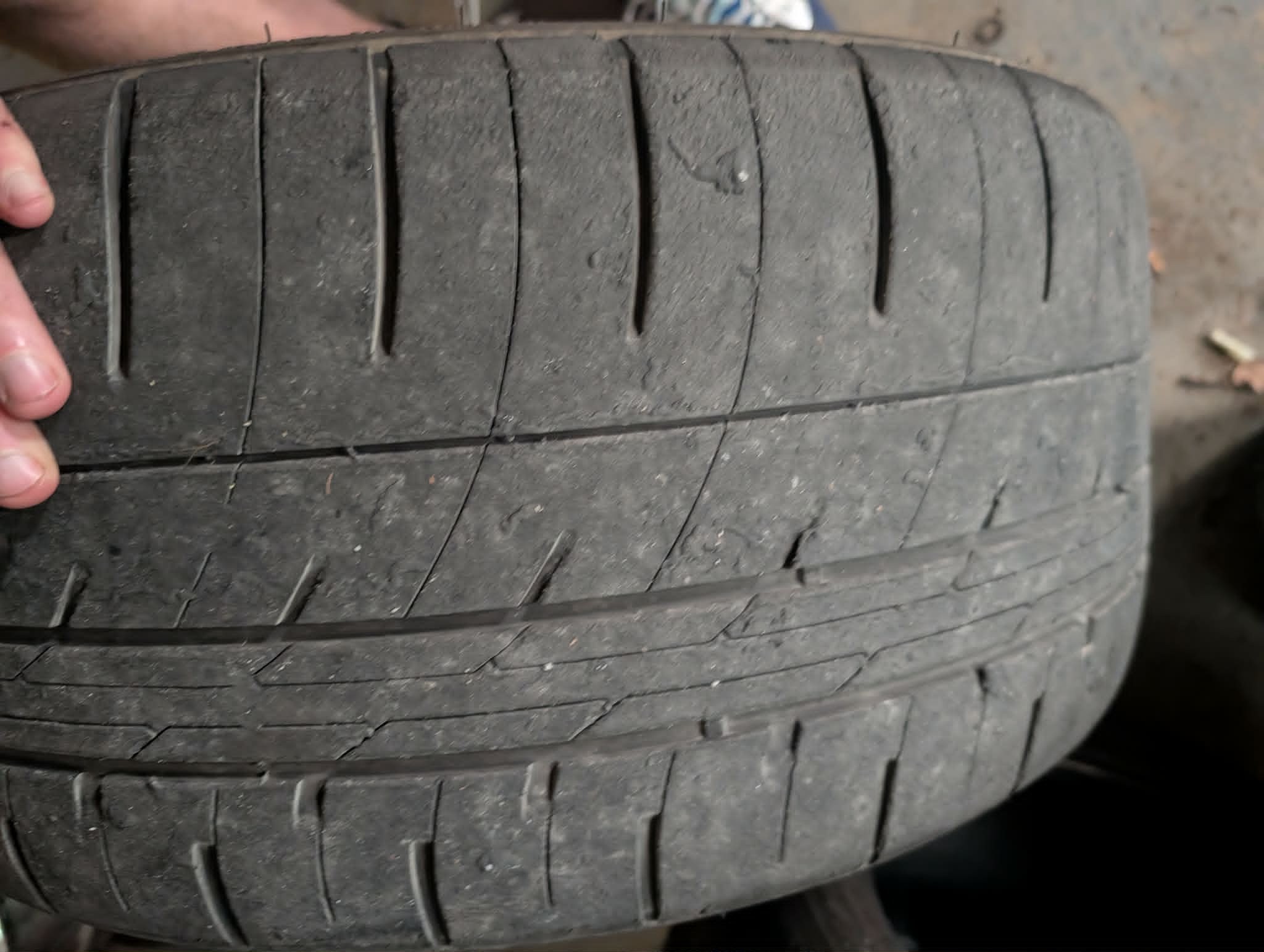 Gladiator X Comp HP tread after three sessions