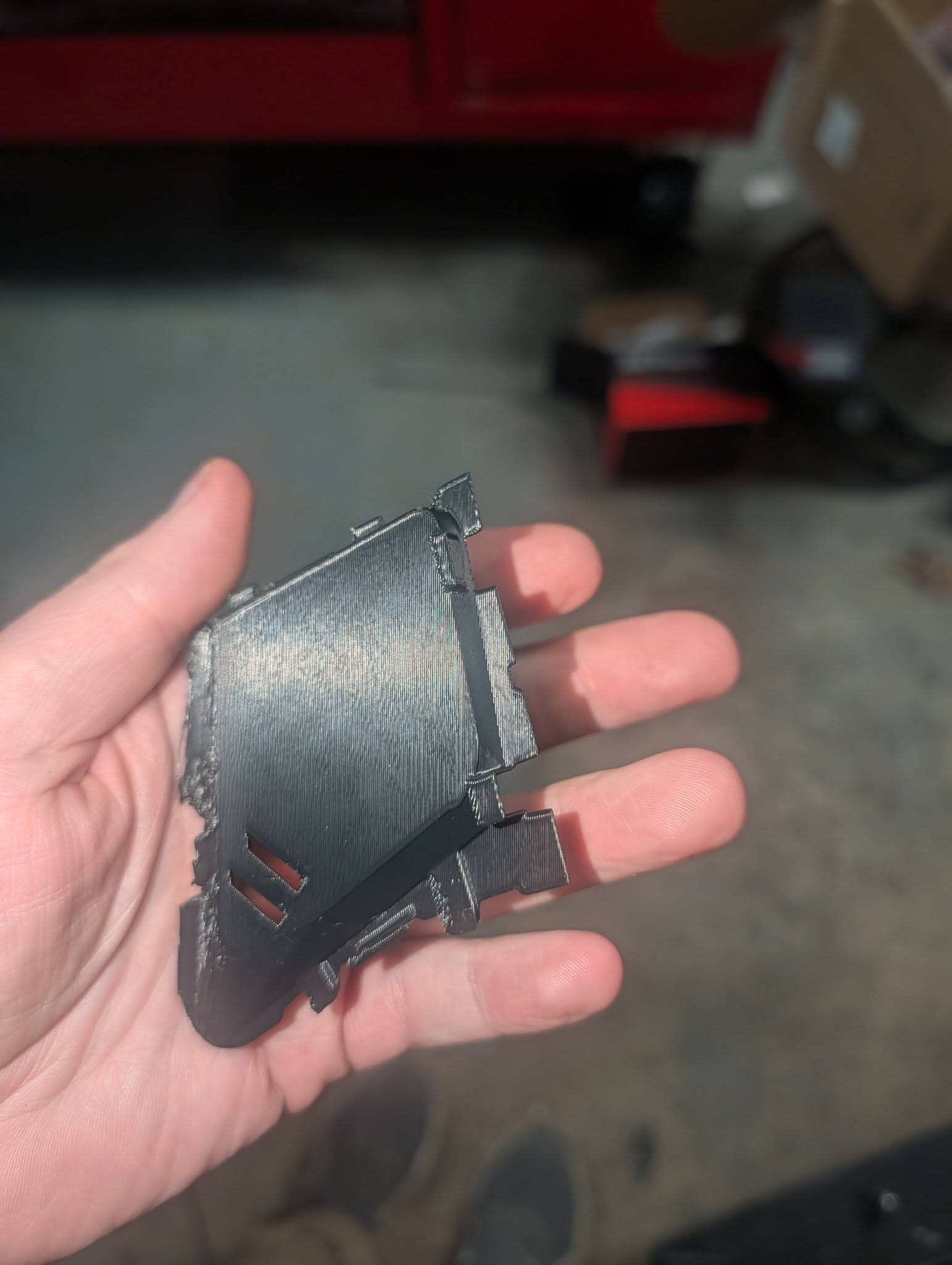 Gauge pod bracket — printed part