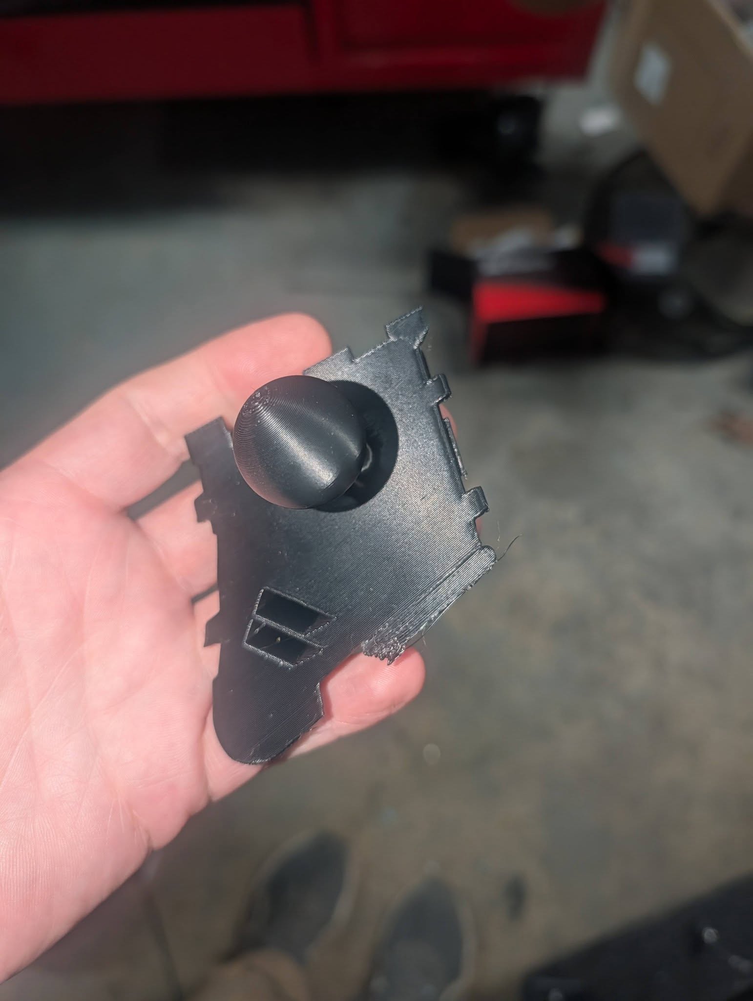 RAM mount adapter for the vent opening