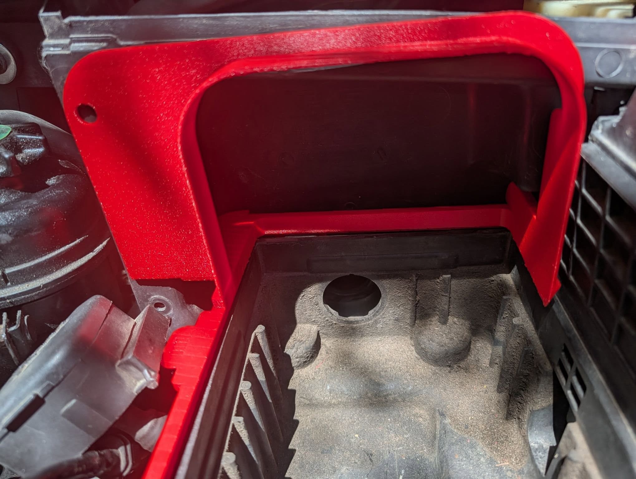 Snorkel snap-on at airbox