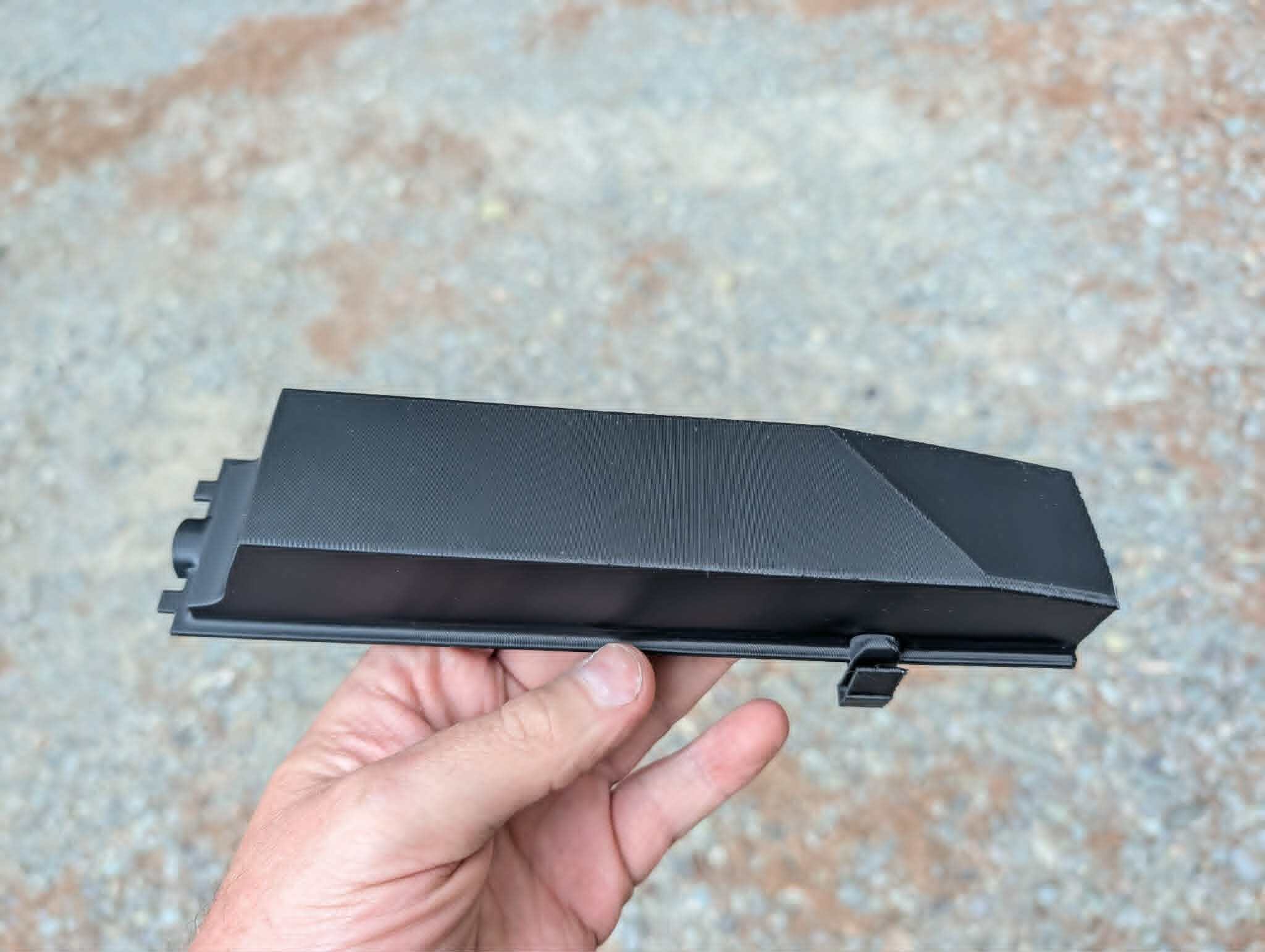 ECU cover installed in the engine bay
