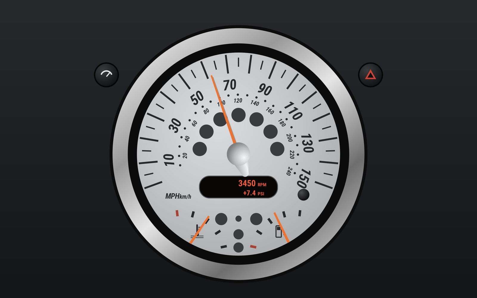 R53 centre speedometer dashboard